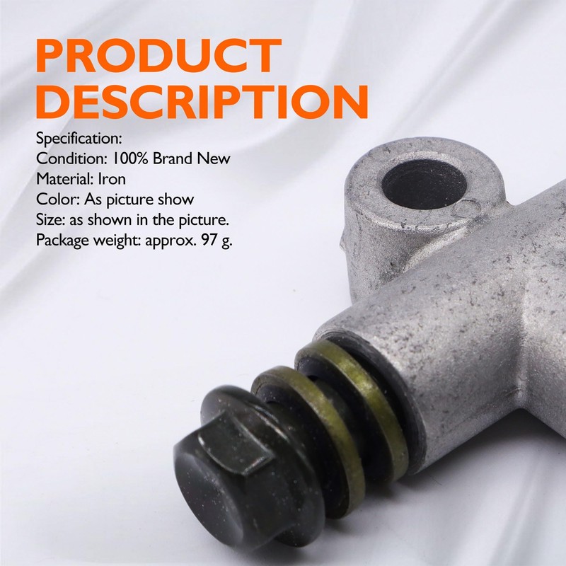 HISports Motorcycle Hydraulic Brake Lines 3-Way T Hose Connector for