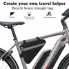 Lunaanda Bicycle Bag Frame, Waterproof Bicycle Triangle Bag with Reflective