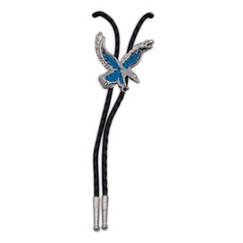 Amesbichler Reitsport Bolo Tie, Nickel/Turquoise Western Cowboy Tie Bolotie Western Tie Western Jewellery, black