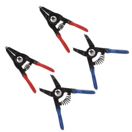 Mini Snap Plier Set, Small Circlip Pliers Universal Metal Spring Loaded for Internal External Circlips, Ring Remover and More