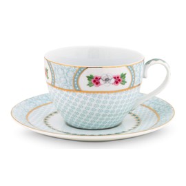 Blushing Birds Cup and Saucer White 0.28 L