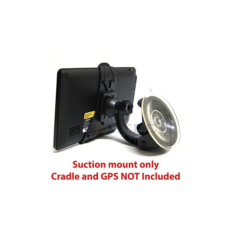 Ramtech Electronics Car Windshield Adjustable Suction Cup Mount for Select