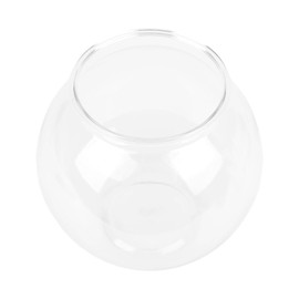 Plastic Fish Bowl, Heavy Duty Rose Bowl Vase Sturdy Break Proof Clear Round Vase Fish for Candy, Carnival Games, Prizes, Centerpieces and Party Decoration Supplies BPA- L
