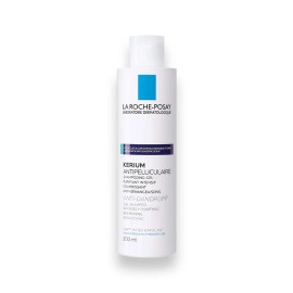 La Roche-Posay Kerium Antipelliculaire Shampoo para Caspa Grasa 200 ml – Control de Caspa y Regulación del Sebo