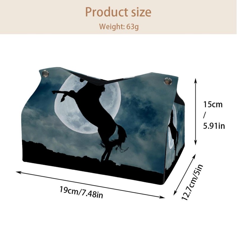 2 Pack Tissue Box Cover Holder, Beach Ocean Sand Sea