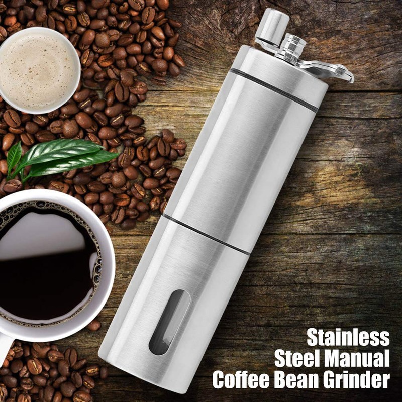 Oumij1 Molinillo de Café Manual - Triángulo de Acero Inoxidable