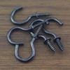 HELIFOUNER 120 Pieces 3/4 inch Cup Screw Hooks, Ceiling Hanging