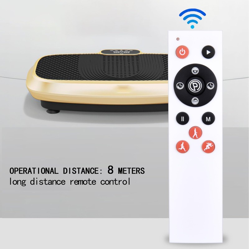 HZIME New Replace Remote Control Fit for Dailylife/PHAGATT/FELERDUN/HOTWAVE/SoftGym/TISSCARE/SEDOZIK/Mawuye/AXV/EILISON/PBYRD/Taevno/Homesy/SAVEYOUR/Wakeman/PUREROYI Vibration Plate