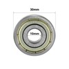 sourcing map 6200ZZ Deep Groove Ball Bearings 10mm ID 30mm