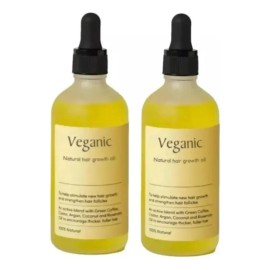 2pcs Aceite Esencial Para Cuidado Del Cabello Veganic Hair