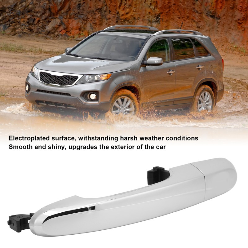 Rear Left Exterior Outside Door Handle Electroplated 826512P010 Replacement for