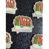 5pc Vintage Camper, Merry Christmas, Resin Planar Flatback, Cabochon, Bow