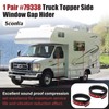 Sconva Truck Cap LEER 100XL Side Window Gap Hider 1