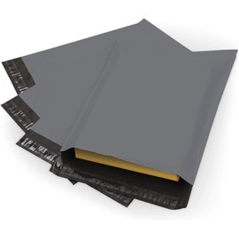 20 x 26 Inch Packaging Bags (All Other Size Available) Extra Large Shipping Bags, Mail Postal Bags, Plastic Bags, Postage Bags for Clothes, Self Seal & Temper Proof Mailing Bags - Grey (Pack of 10)