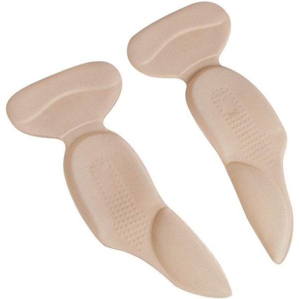Heel Pad Foot Care Cushion Skin Colour 3-in-1 PU Shoe Pads with High Heels (Heel Protection + Heel Shock + Arch)