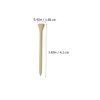Kisangel 300pcs Golf Tees Wooden Golf Holders for Optimal Training