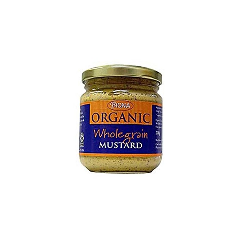 (4 PACK - Biona - Org Wholegrain Mustard | 200g