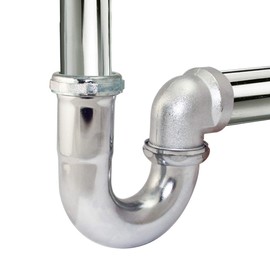 Plumb Pak 454K 22-Gauge Sink Trap with IPS Elbow, 1-1/2-Inch by 1-1/2-Inch, Chrome