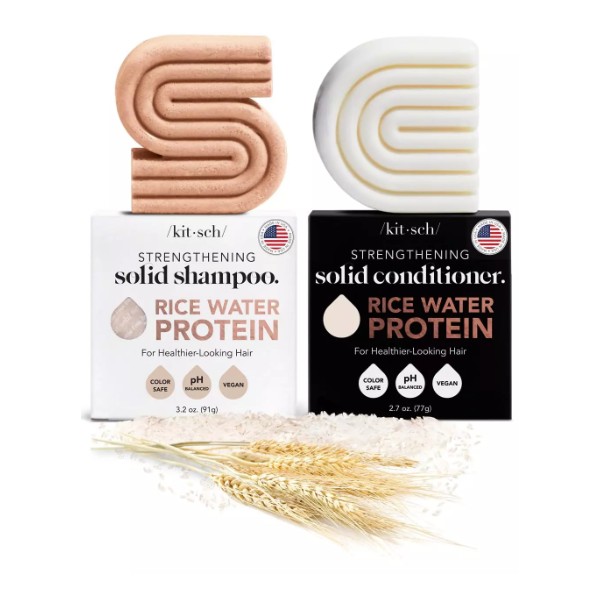 Rice Bar Shampoo & Conditioner Set for Hair Growth -
