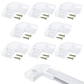 90 Degrees Connectors to Connect 2 Channels for U-Shape Led Aluminum Channel for(B07RDKKHSV B07RJVV9MY B07KR7H4B6) (8PCS-for U)