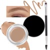 evpct Blonde Eyebrow Powder Pomade Gel Shaper Makeup Kit with