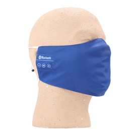 Sakar FaceTech Bluetooth Face Cover, Wireless Music Cover with Adjustable Straps and Rechargeable Battery, Built in Speaker for Calls and Music, Machine Washable, PTH1785-LBL-STK-200