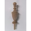 Wood Finial-Cherry-Oak-Maple-Walnut-Mahogany-Bed Post #62 (Mahogany)