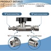 DN10 Ball Valve for Pressure Washer, 3/8" Quick Connect Ball