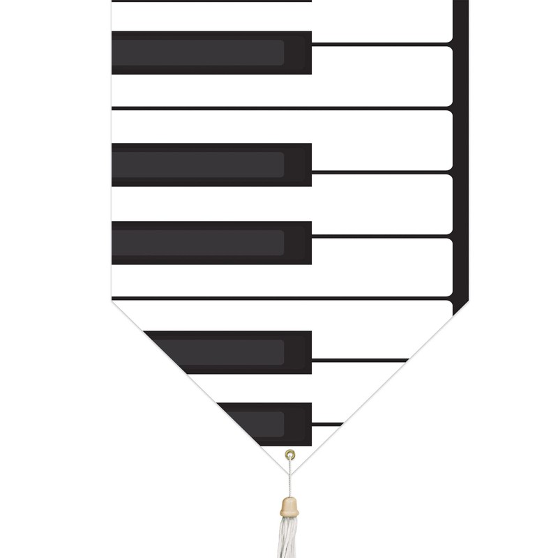 Piano Keyboard Table Runner