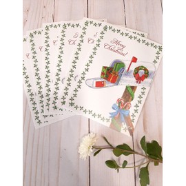 Christmas Mailbox Mail Carrier Thank You Cards 25 pack Postcards Kards by Kaylee
