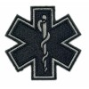 Reflective EMT EMS Paramedic Medic Patch [3.0 inch, Hook Fastener -RE6]