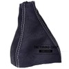 The Tuning-Shop Ltd Gear Stick Gaiter Black Alcantara with Grey
