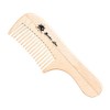 EUROSTIL WOOD COMB HANDLE 10 CM BEARD - BIGOTE 1UN