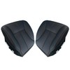 NLQR Driver and Passenger Side Bottom Replacement Microfiber Leather Seat