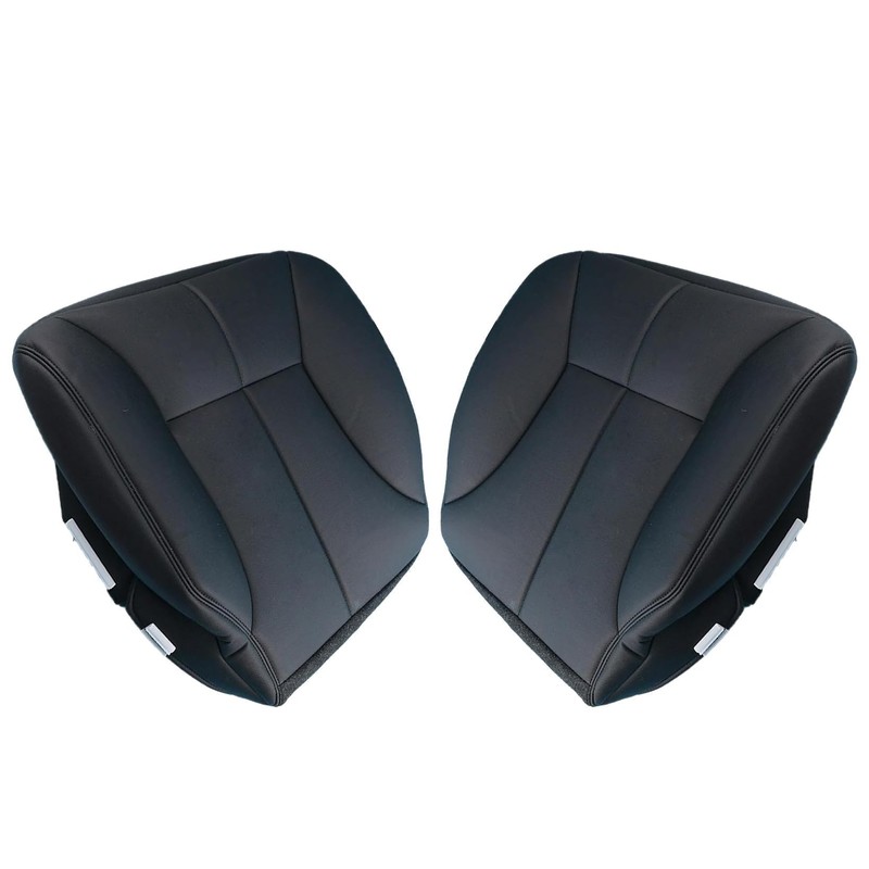 NLQR Driver and Passenger Side Bottom Replacement Microfiber Leather Seat