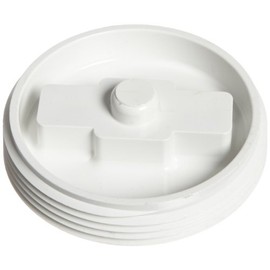 Spears P110 Series PVC DWV Pipe Fitting, Flush Plug, 3" NPT Male