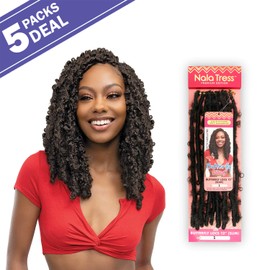 Janet Collection Crochet Braids Nala Tress Butterfly Locs 12"(SLIM) (5-pack, 27)