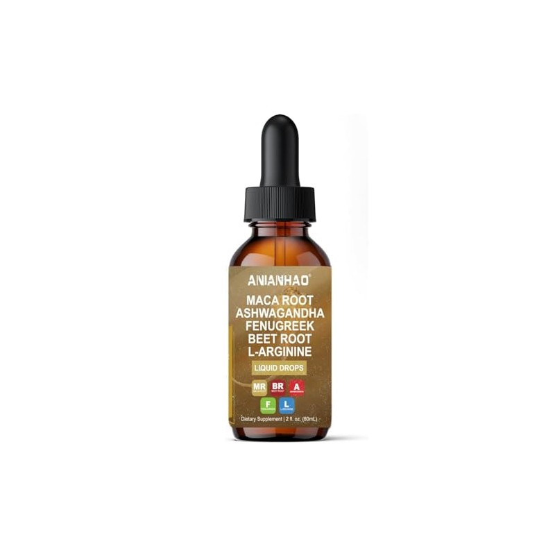 Maca Root Supplement Liquid Drops - High Strength 60ml 4X