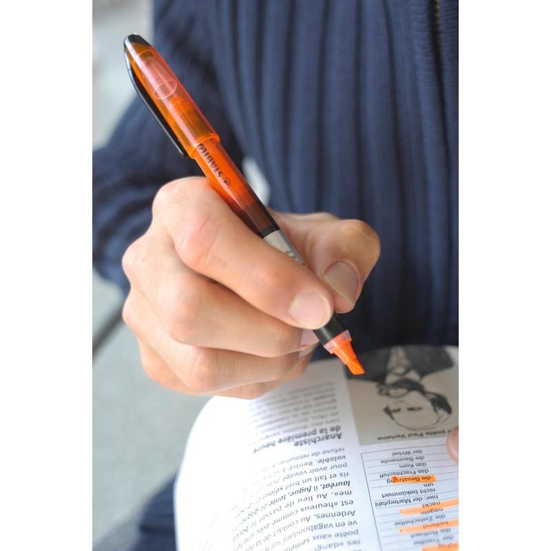 Highlighter - STABILO NAVIGATOR - Box of 10 - Yellow