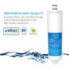 EcoAqua EFF-6026B Fridge Water Filter Compatible with Abode Aquifier, Safelock,