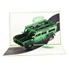 Green SUV 3D Pop Up Birthday Card, Father's Day Card,