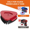 Upgraded Spin Mop Replace Scrub Brush Only Compatible with Vileda
