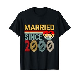 2000 Vintage Retro Wedding Anniversary T-Shirt