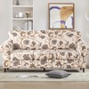 Lamberia Printed Sofa Cover for 3 Cushion Couch High Stretch