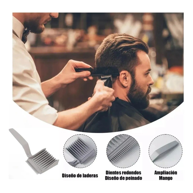4 Peines Para Cabello, Peine Profesional Para Cortar El Pelo