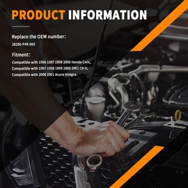 Ovabeyna 28200-P4R-003 Automatic Transmission Linear Solenoid Compatible with Honda 1996-2000 Civic 1997-2001 CRV Compatible with Acura Integra 2000 2001