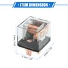X AUTOHAUX 5 Pcs Waterproof Relay DC 12V 60A, 5