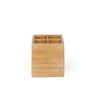 Excelsa Eco Living Bamboo Cutlery Basket/Utensil Holder, Natural Wood, Brown,