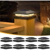 APONUO Solar Post Cap Lights for 4x4 Posts - IP64