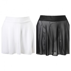 a765 Bikini Cover-up Solid Mesh Beach Apron Sun Protection Skirt 2024 S/Black 10ea